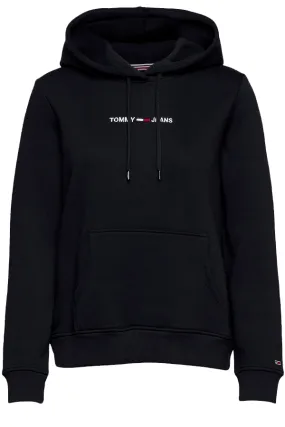 Tommy Hilfiger Women Logo Hoodie Black