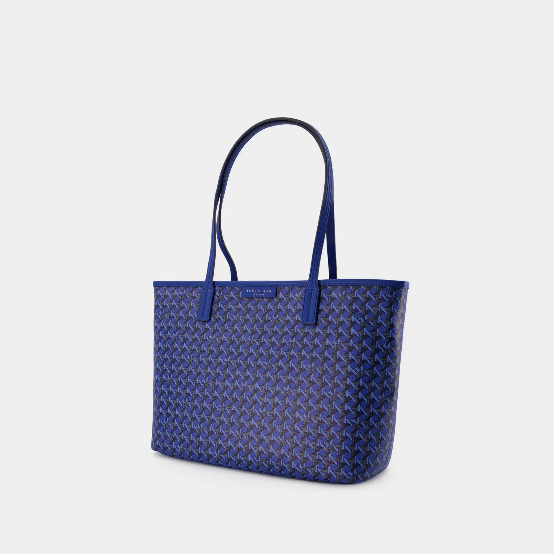 Tory Burch  Small Zip Tote Hobo Bag - Tory Burch - Blue - Canva