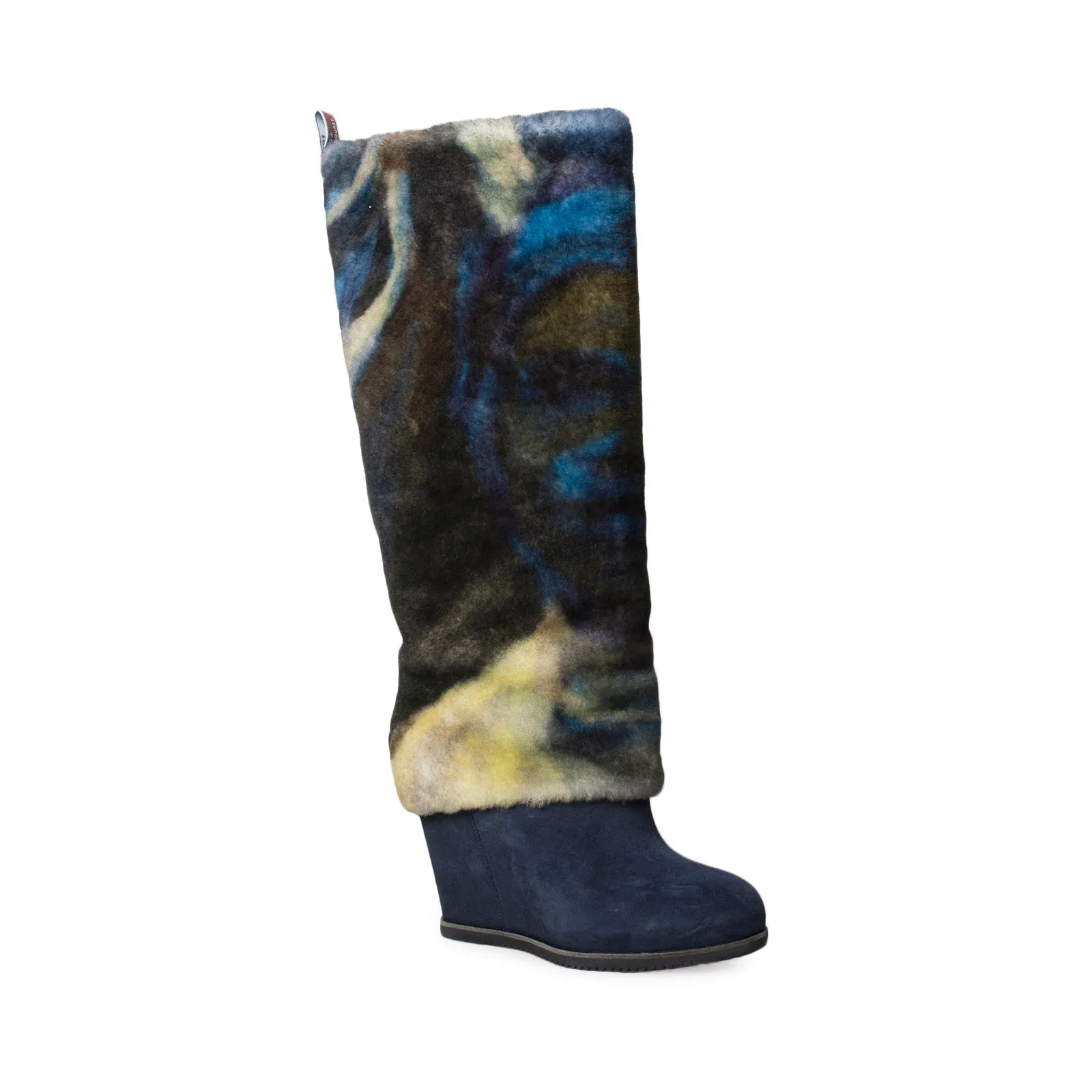 UGG X Claire Tabouret Fluff Dark Sapphire Boots - Women's