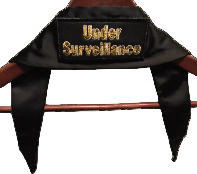 Under Surveillance Black Patched Wrap