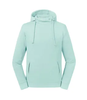 Unisex adult organic hoodie aqua Russell