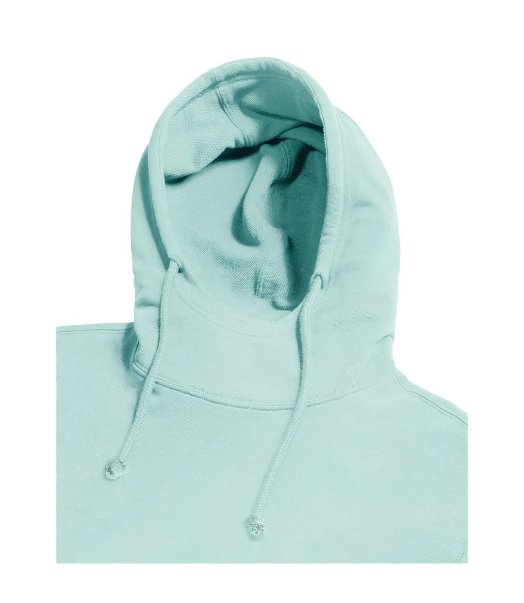 Unisex adult organic hoodie aqua Russell