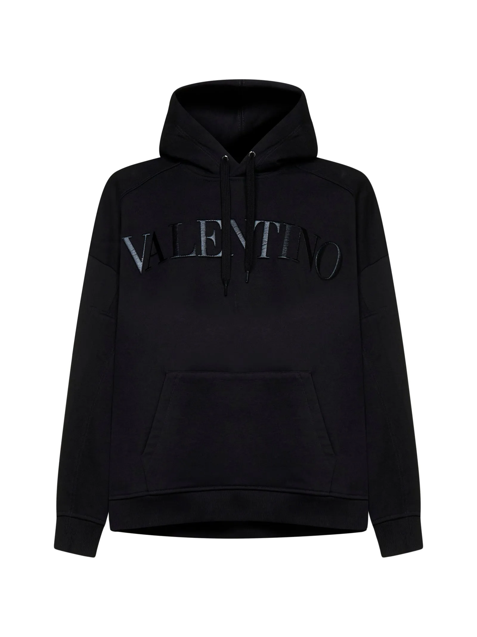 Valentino VLTN Logo Detailed Drawstring Hoodie