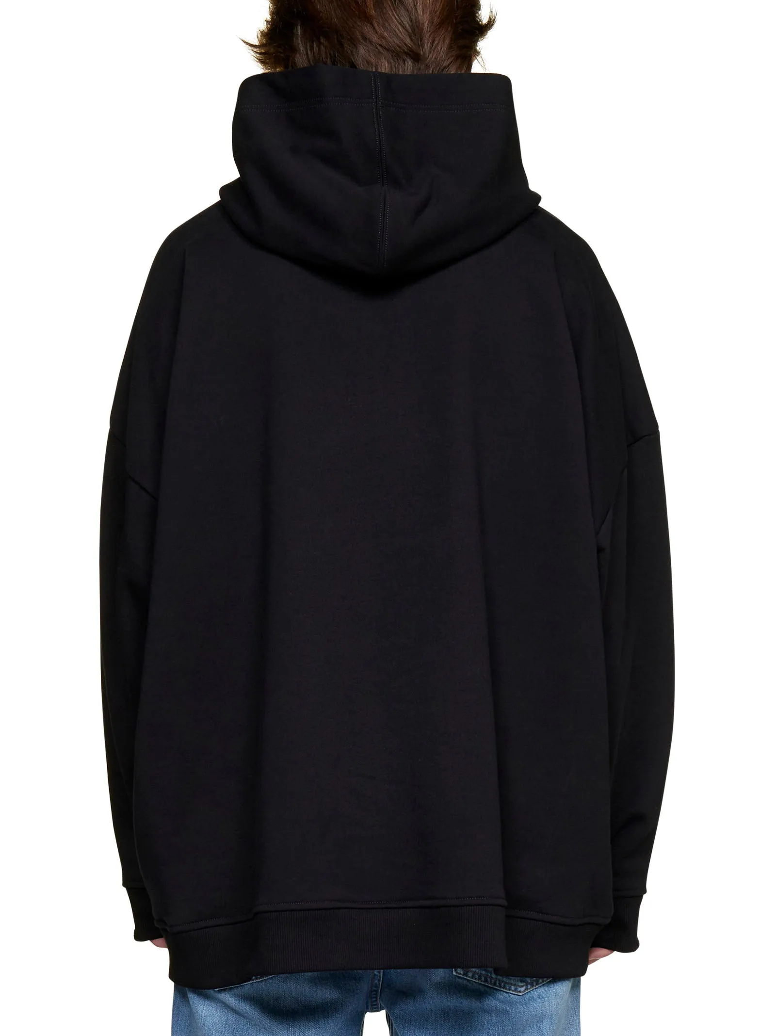 Valentino VLTN Logo Detailed Drawstring Hoodie