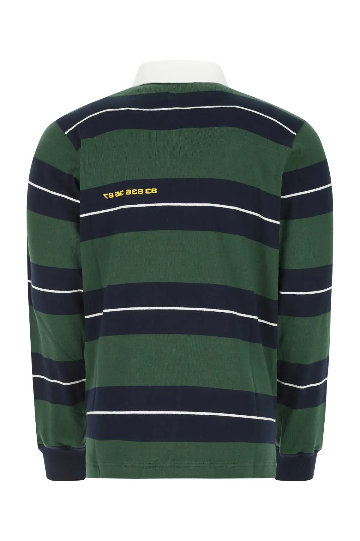 Vetements Striped Long-Sleeved Polo Shirt