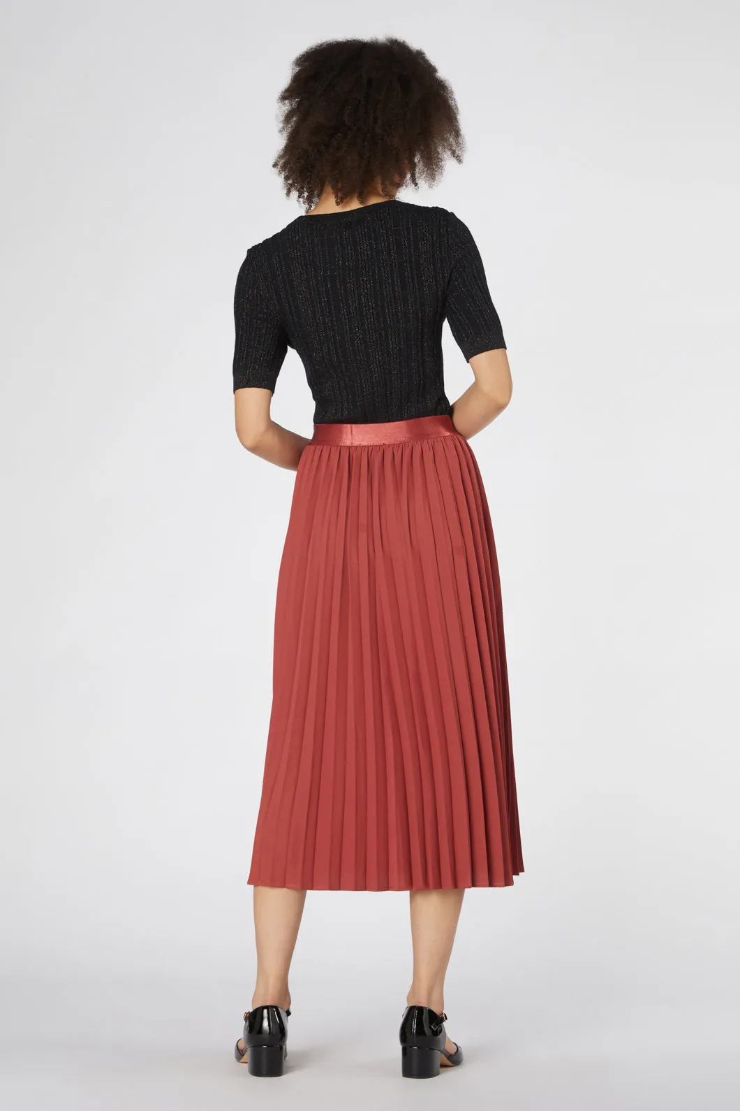 Violet Pleated Skirt