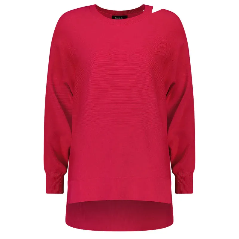 Wanda Split Neck Women's Sweater