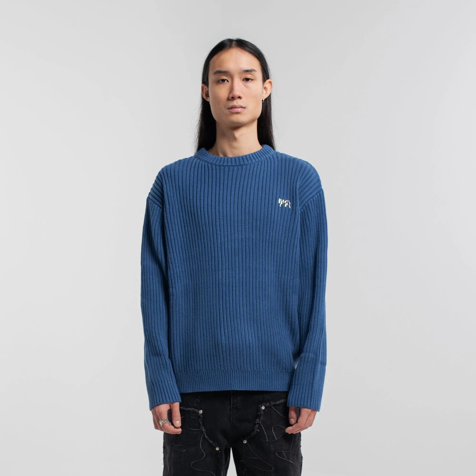 Wavy Sweater - Blue