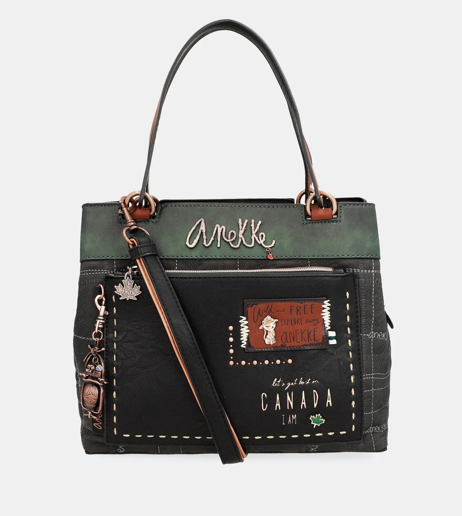 Wild 3 compartments tote bag