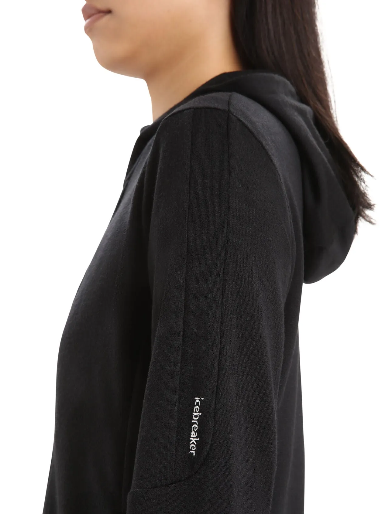 Womens Quantum III LS Zip Hoodie