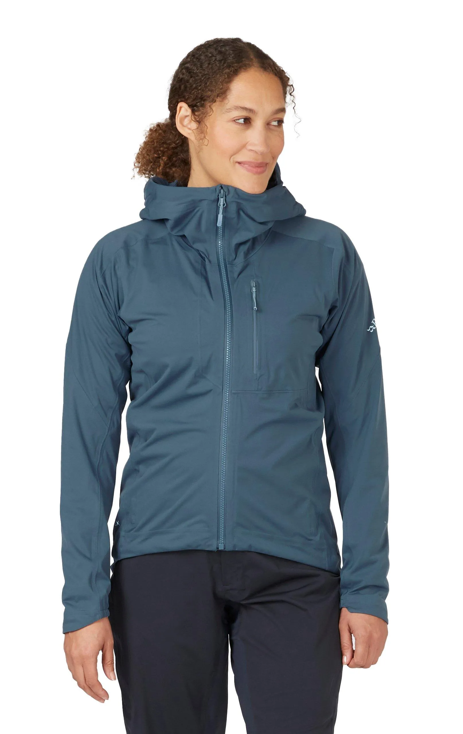 Women's Rab Cinder Kinetic Waterproof Jacket | Cycling Jackets UK