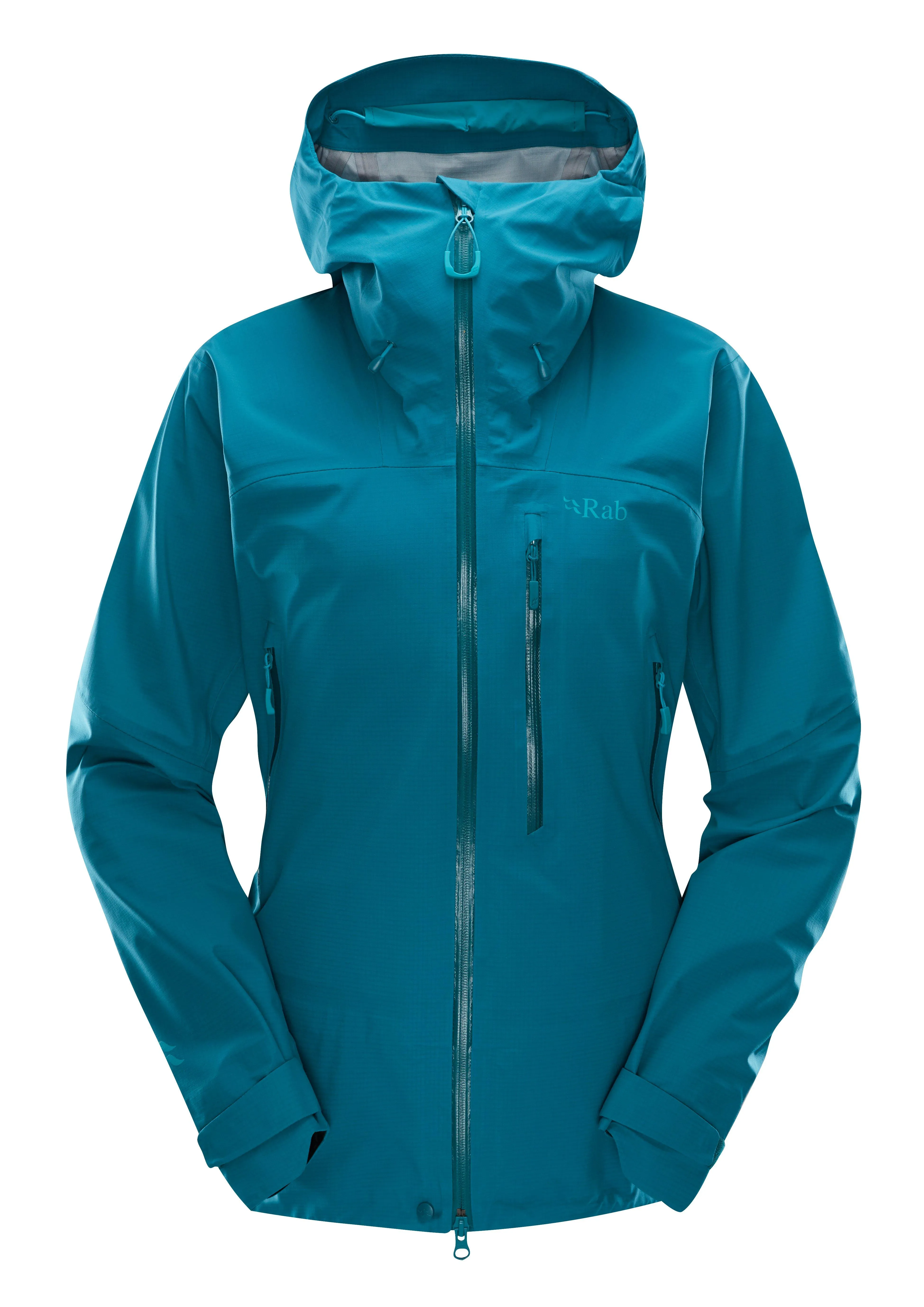 Women's Rab Firewall Jacket Black | Waterproof Jackets | George Fisher UK