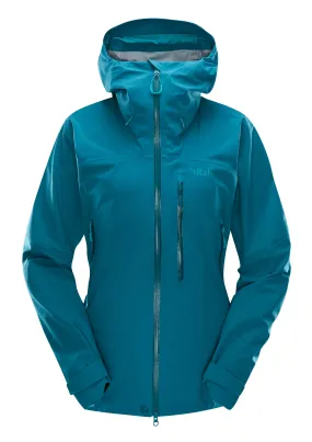 Women's Rab Firewall Jacket Black | Waterproof Jackets | George Fisher UK