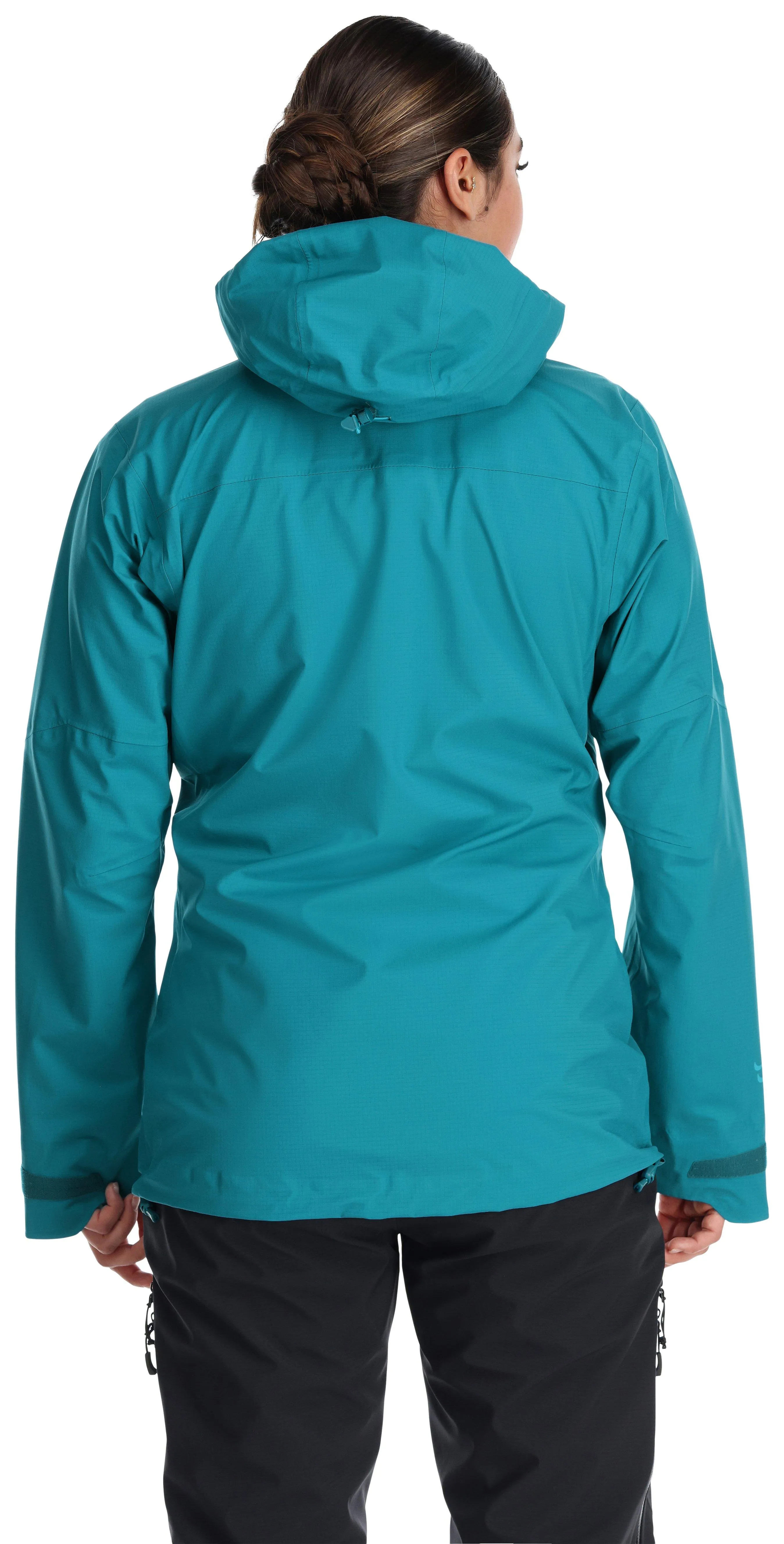 Women's Rab Firewall Jacket Black | Waterproof Jackets | George Fisher UK