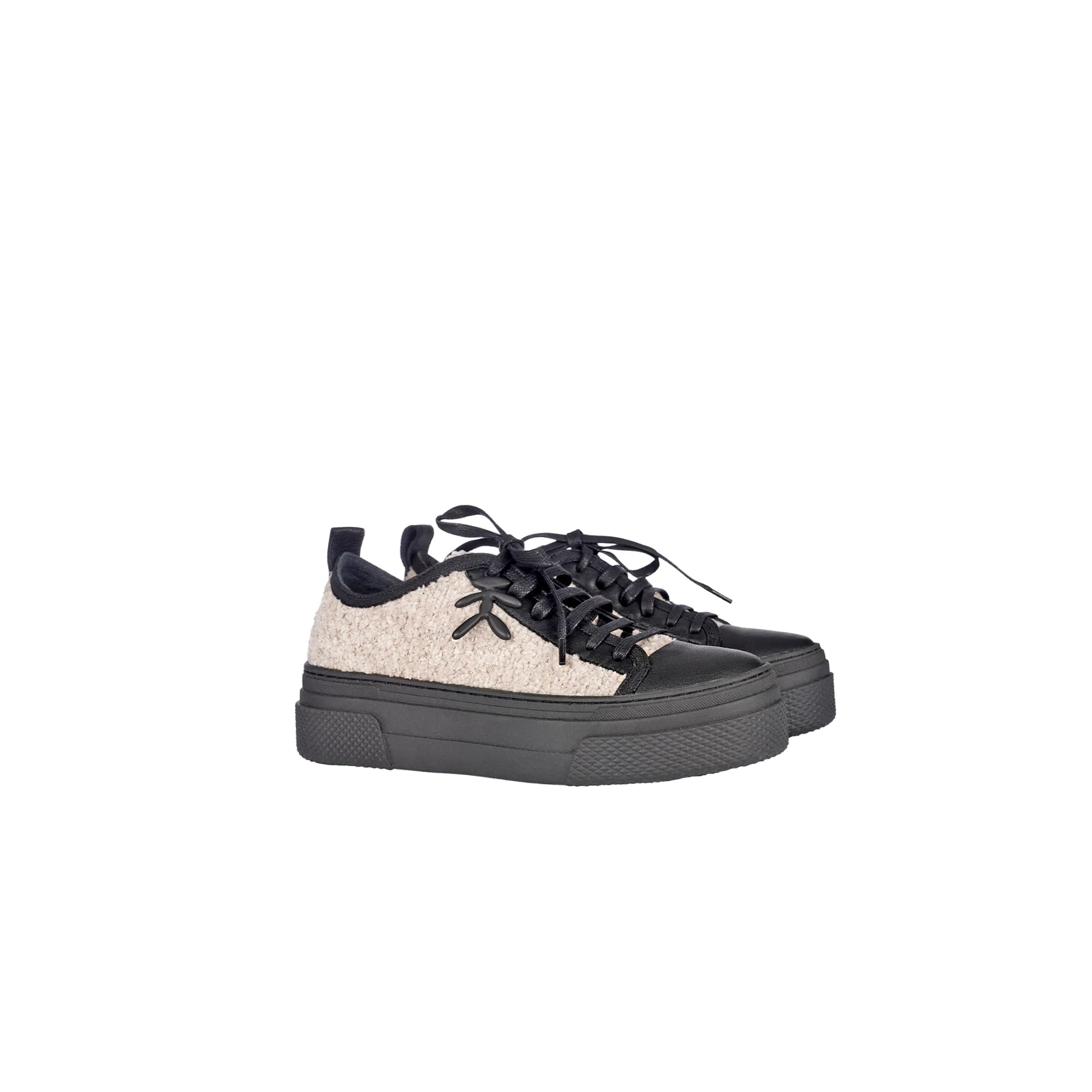 Wool Sneaker Bouclè Chalk White