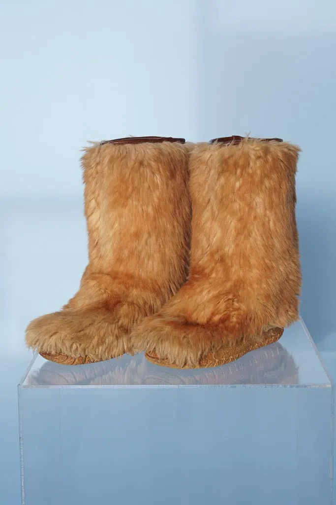 Yeti vintage boots Winterproofs en faux fur roux pour femme taille 11