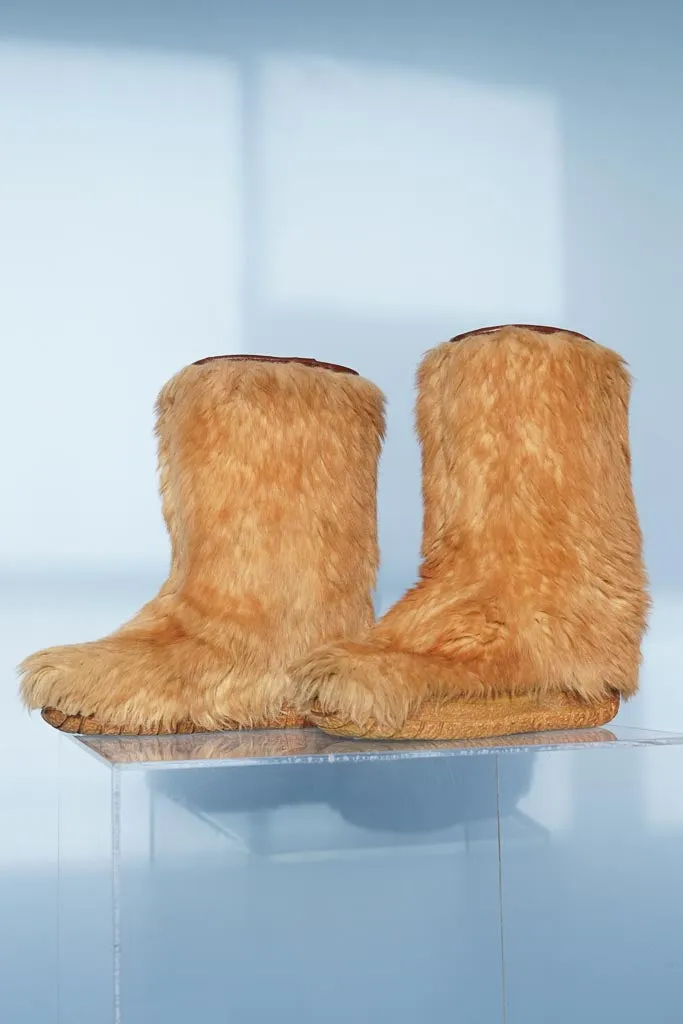 Yeti vintage boots Winterproofs en faux fur roux pour femme taille 11