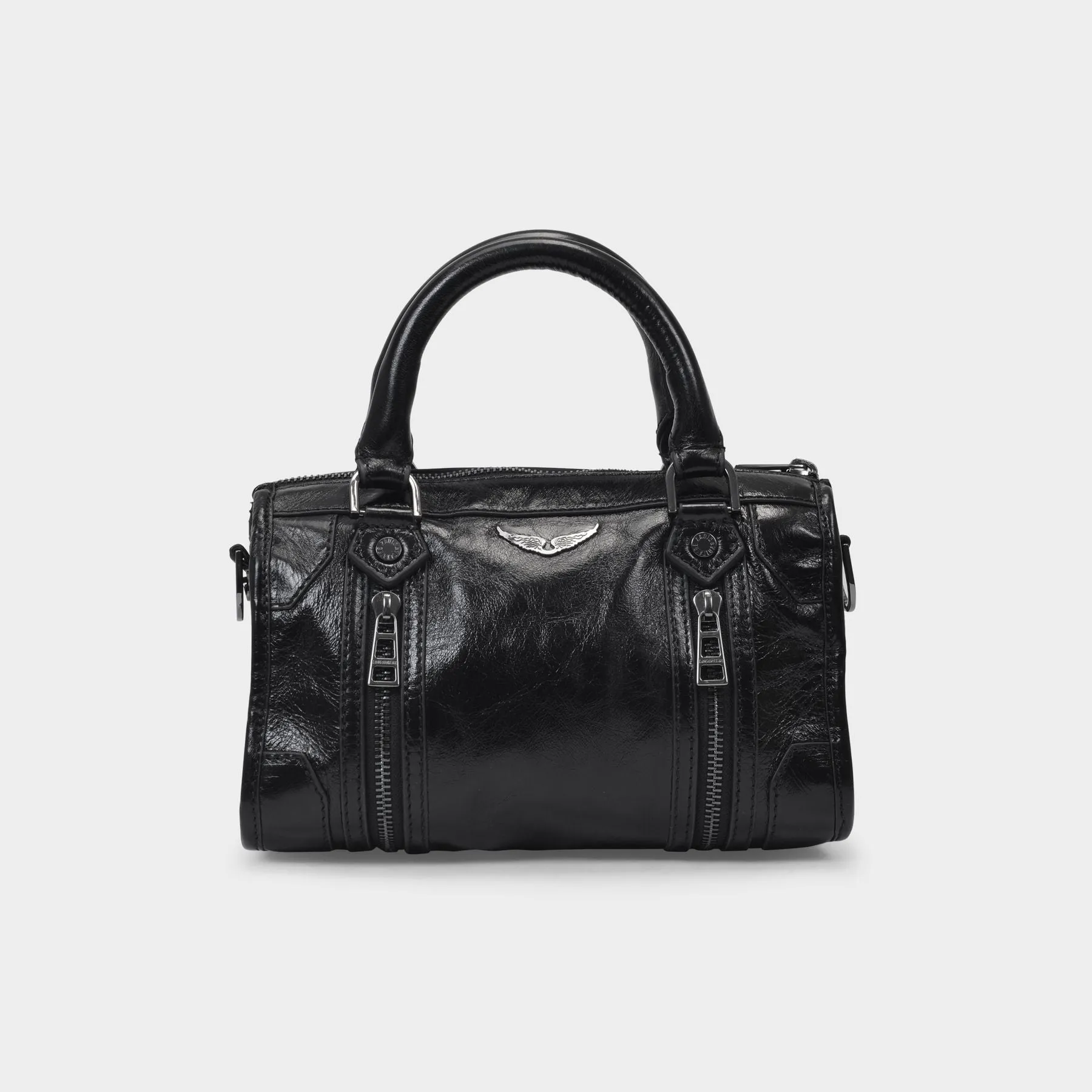 Zadig & Voltaire  Xs Sunny Tote Bag - Zadig & Voltaire -  Black - Patent Leather